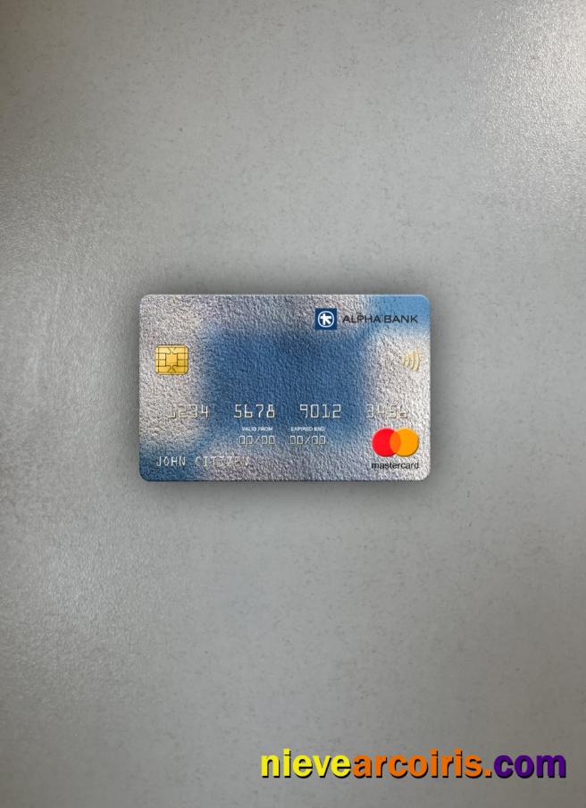 Romania Alpha Bank Mastercard Photolook Front Sample
