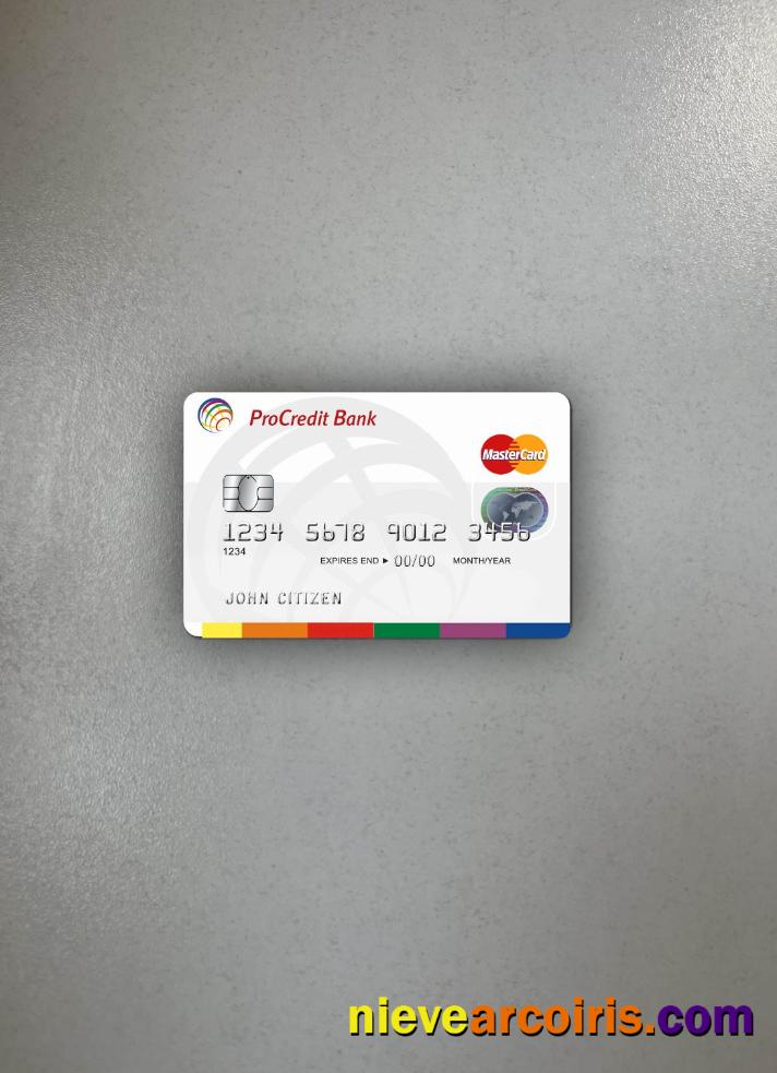Romania ProCredit MasterCard Photolook Front Template