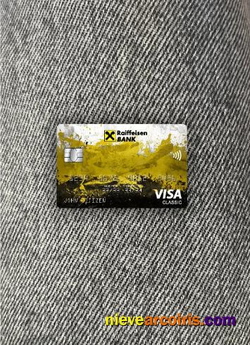Romania Raiffeisen Bank Visa Classic Card Photolook Front Preview
