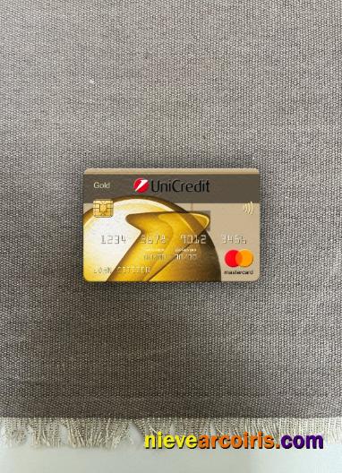 Romania UniCredit Bank Mastercard Gold Photolook Front Photolook