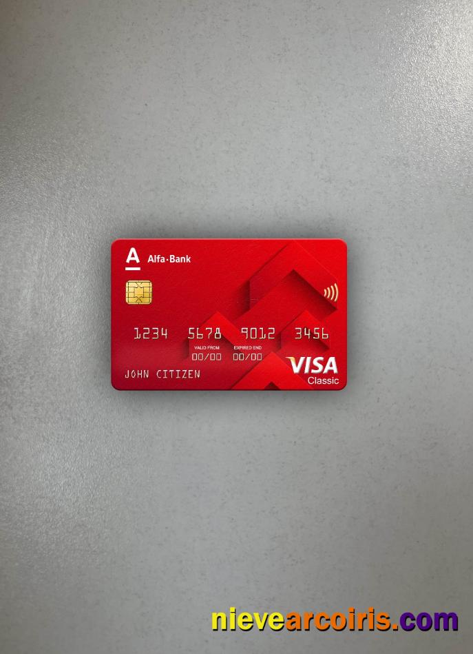 Russia Alfa Bank Visa Classic Card Photolook Front Preview