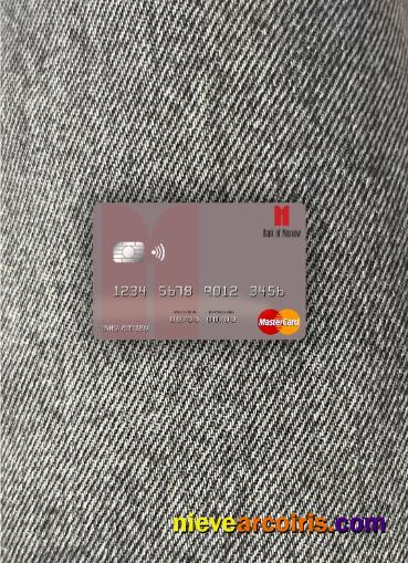 Russia Bank Of Moscow Mastercard Photolook Front Photolook