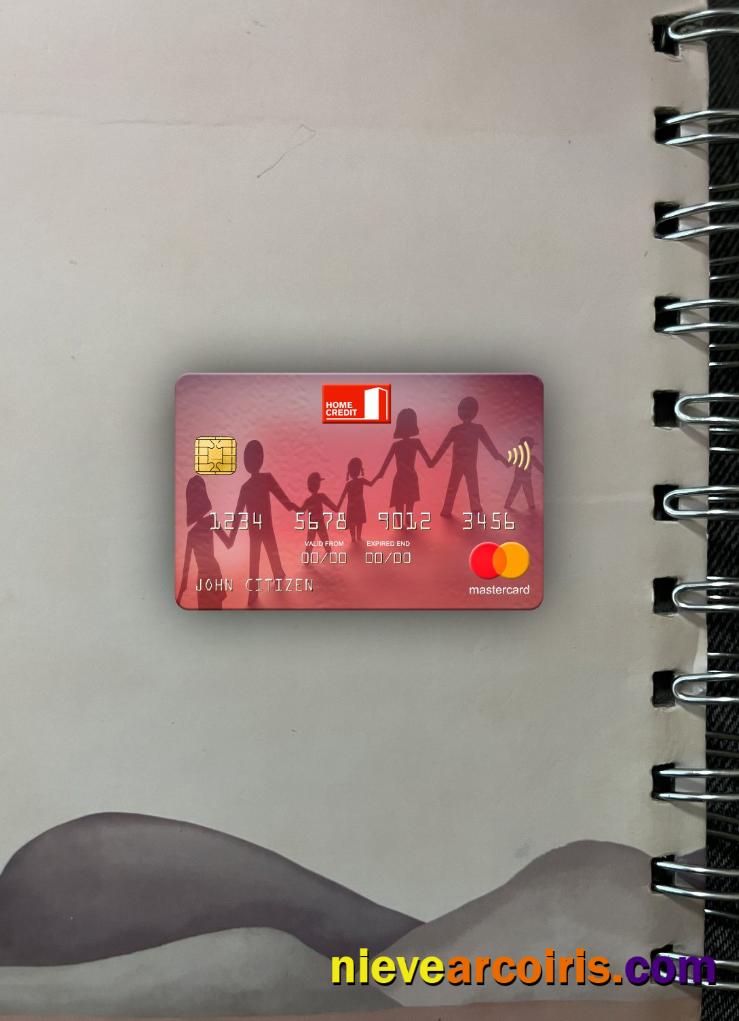 Russia Home Credit Bank Mastercard Photolook Front Sample