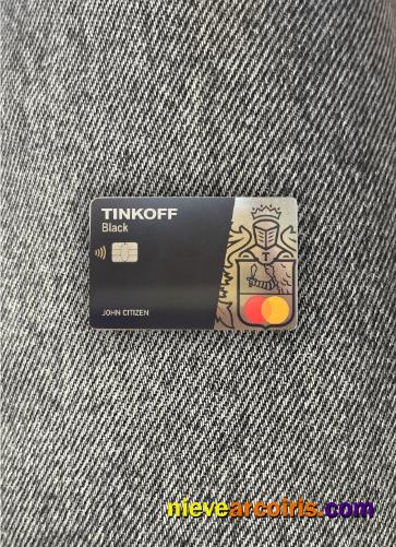 Russia Tinkoff Bank Mastercard Photolook Front Template