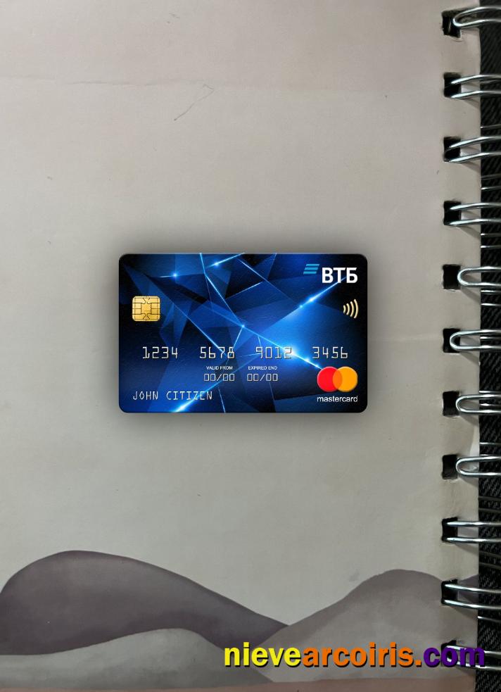 Russia VTB Bank Mastercard Photolook Front Sample