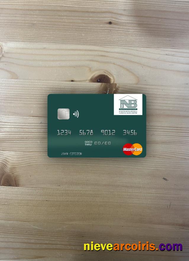 Saint Kitts And Nevis SKNA Bank Mastercard Photolook Front Photolook