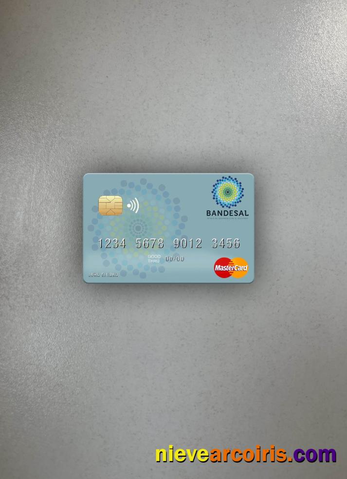 Salvador Bandesal Bank Mastercard Photolook Front Photolook