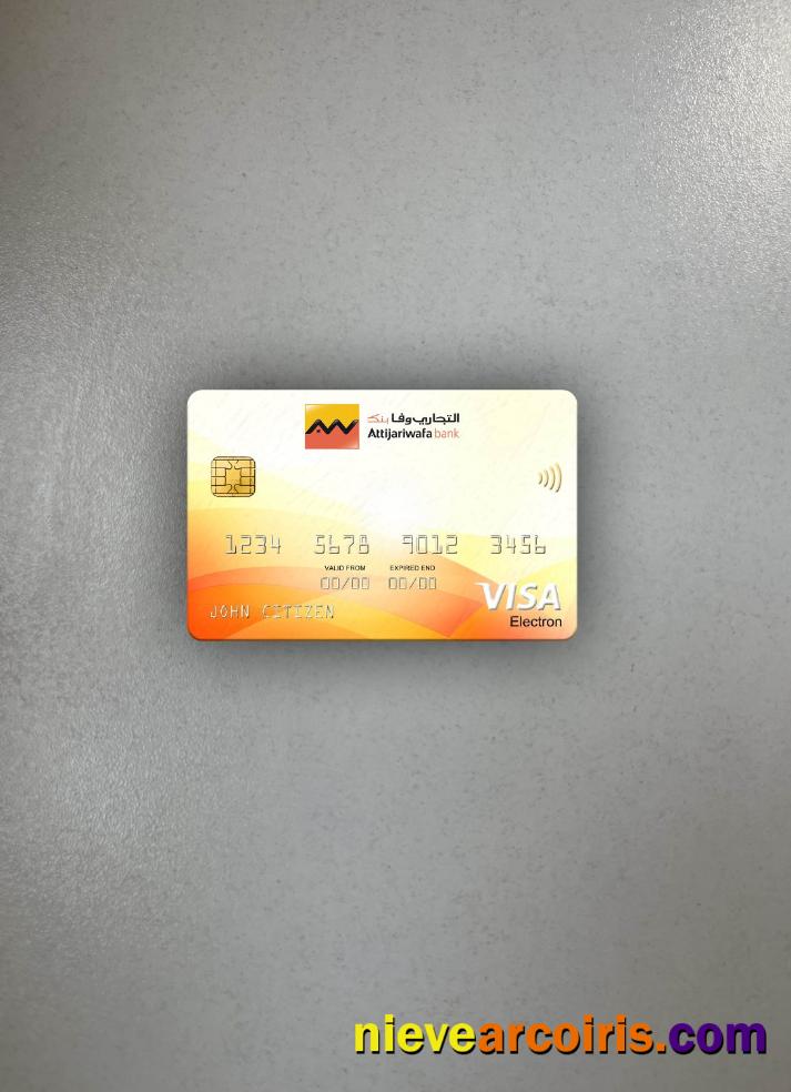 Senegal Attijariwafa Bank Visa Electron Card Photolook Front Preview