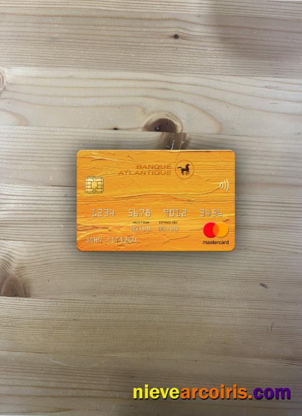 Senegal Banque Atlantique Bank Mastercard Photolook Front Photolook