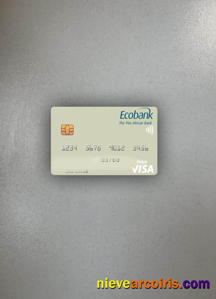Senegal Ecobank Sénégal Visa Debit Card Photolook Front Preview