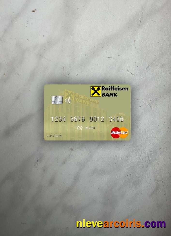 Serbia Raiffeisen Banka A.d. Beograd Mastercard Photolook Front Photolook