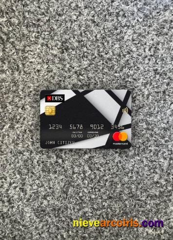 Singapore DBS Bank Mastercard Photolook Front Preview