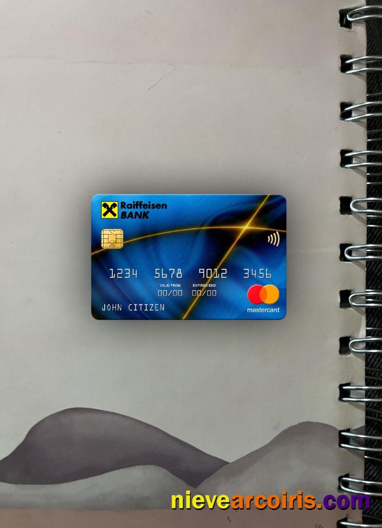 Slovakia Raiffeisen Bank Mastercard Photolook Front Photolook
