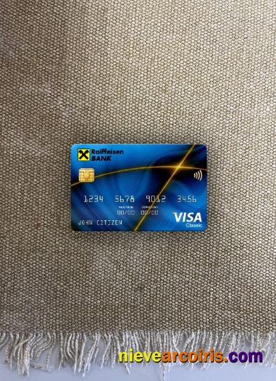 Slovakia Raiffeisen Bank Visa Classic Card Photolook Front Photolook