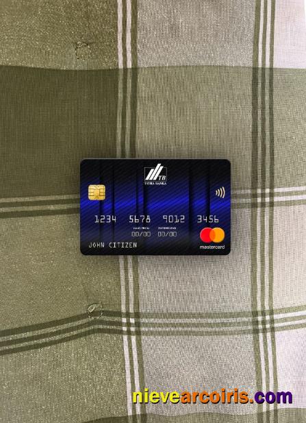Slovakia Tatra Bank Mastercard Blue Photolook Front Preview
