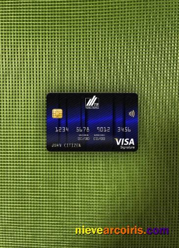 Slovakia Tatra Bank Visa Signature Card Photolook Front Template