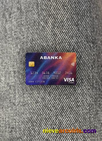 Slovenia Abanka D.d Bank Visa Classic Card Photolook Front Preview