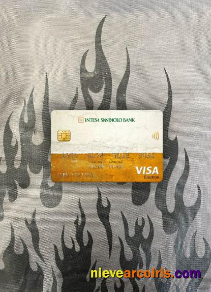 Slovenia Intesa Sanpaolo Bank, Poslovalnica Koper Bank Visa Elecron Card Photolook Front Photolook