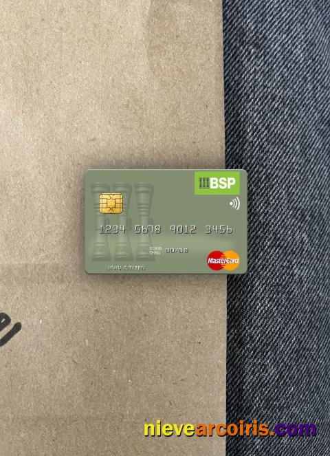 Solomon Islands BSP Bank Mastercard Photolook Front Preview