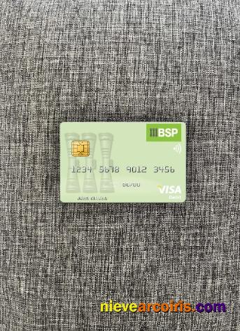 Solomon Islands BSP Bank Visa Debit Card Photolook Front Sample