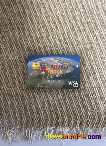 Somalia Amana Bank Visa Debit Card Photolook Front Preview