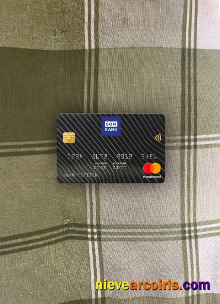 Somalia Sombank Mastercard Photolook Front Template