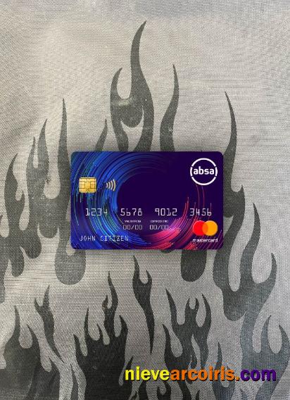 South Africa ABSA Bank Mastercard Photolook Front Template