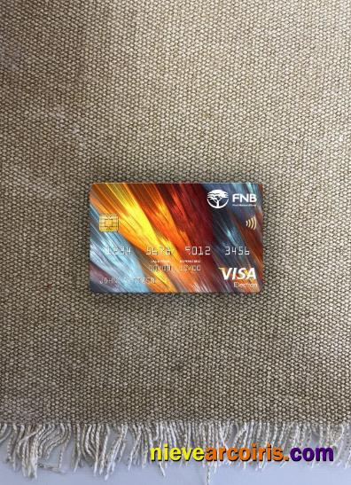 South Africa First National Bank (FNB) Visa Electron Card Photolook Front Preview