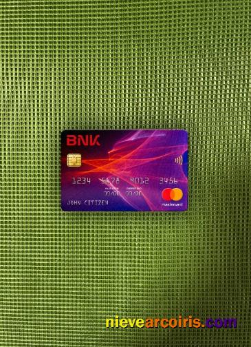 South Korea BNK Bank Mastercard Photolook Front Preview