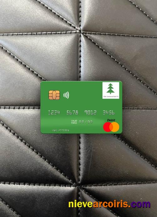 South Sudan Eden Commercial Bank Mastercard Photolook Front Template