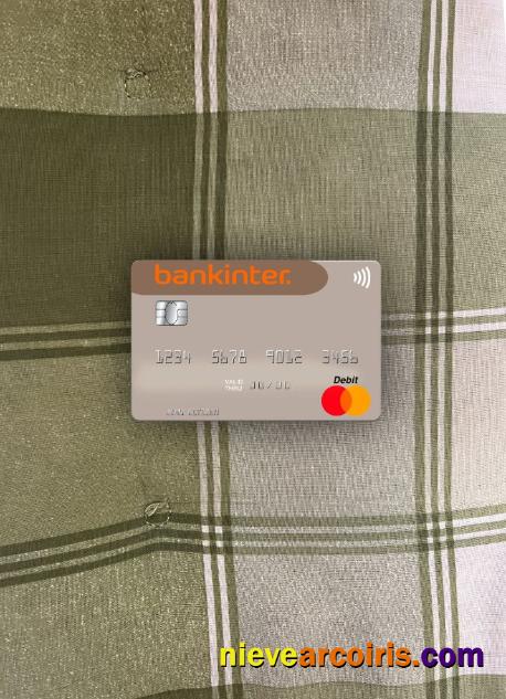Spain Bankinter Mastercard Photolook Front Preview