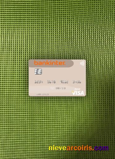 Spain Bankinter Visa Debit Card Photolook Front Photolook
