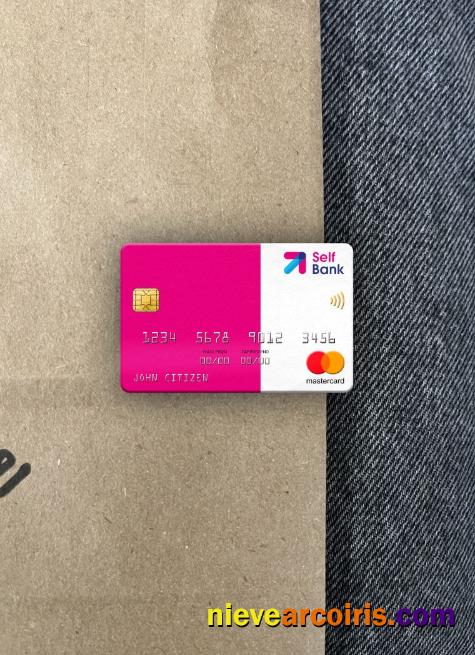 Spain Self Bank Mastercard Photolook Front Template