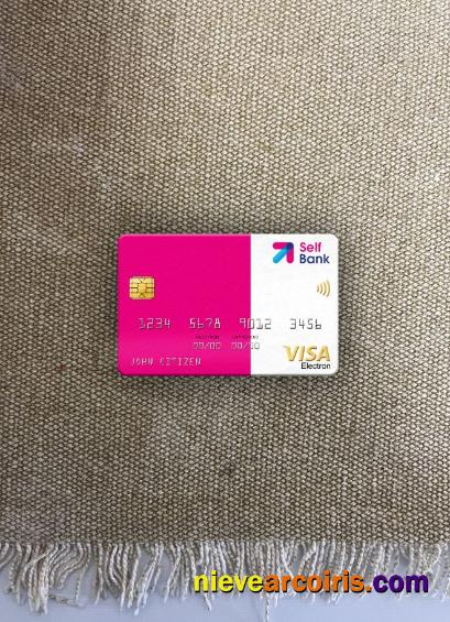 Spain Self Bank Visa Electron Card Photolook Front Sample