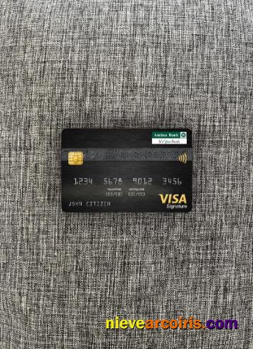 Sri Lanka Amana Bank Visa Signature Card Photolook Front Preview