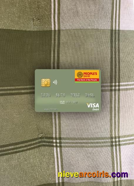 Sri Lanka People’s Bank Visa Debit Card Photolook Front Photolook