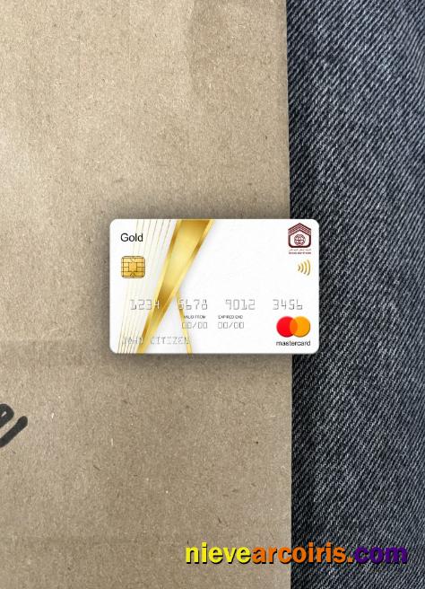 Sudan National Bank Mastercard Gold Photolook Front Sample