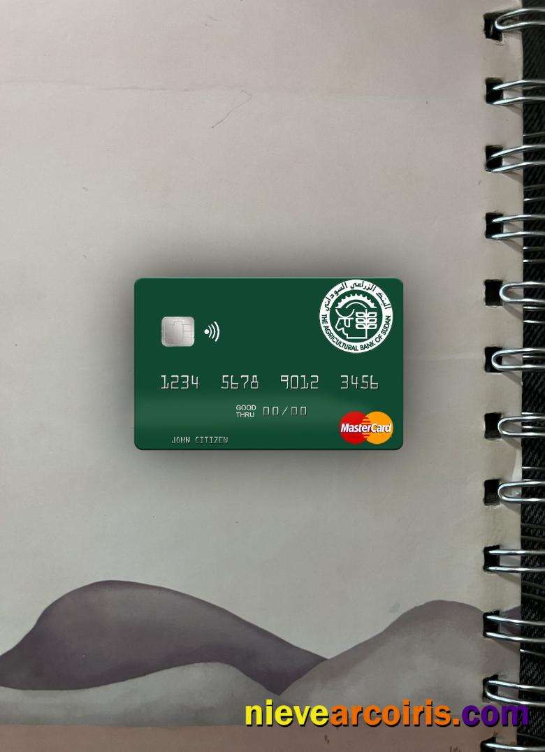 Sudan The Agricultural Bank Of Sudan Mastercard Photolook Front Photolook