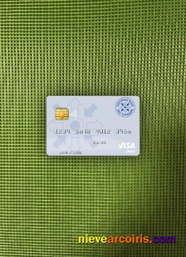 Suriname Centrale Bank Van Suriname Visa Debit Card Photolook Front Photolook