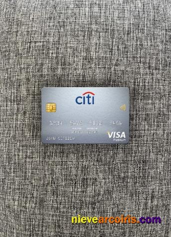 Sweden Citibank Visa Platinum Card Photolook Front Preview