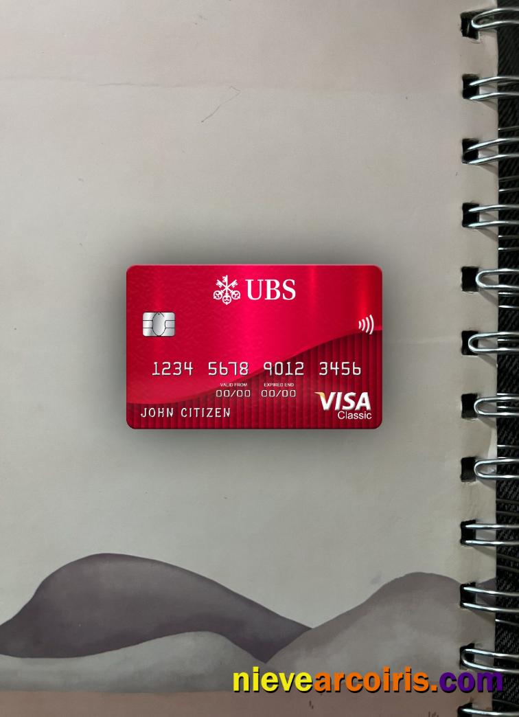 Switzerland UBS Bank Visa Classic Card Photolook Front Preview