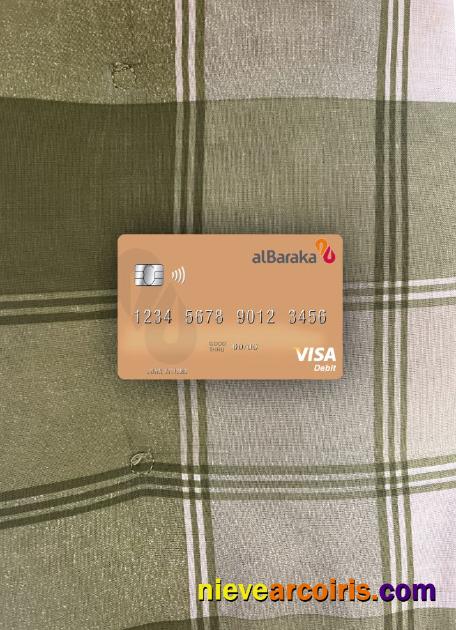 Syria Al Baraka Bank Visa Debit Card Photolook Front Preview
