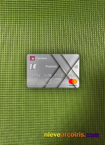 Syria Cham Bank Mastercard Platinum Photolook Front Sample