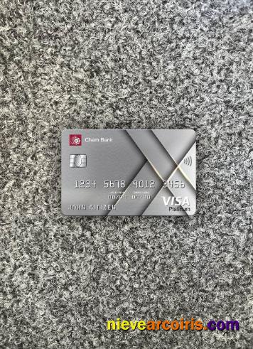 Syria Cham Bank Visa Platinum Card Photolook Front Preview