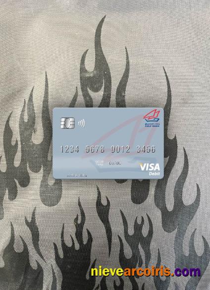 Syria Gulf Bank Visa Debit Card Photolook Front Preview