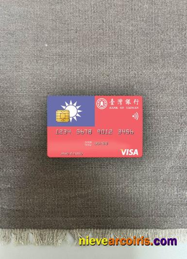 Taiwan Bank Of Taiwan Visa Debit Card Photolook Front Preview