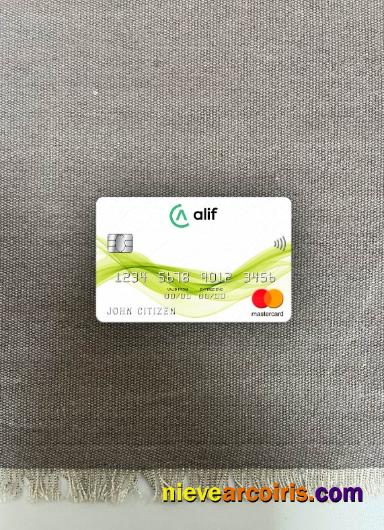 Tajikistan Alif Bank Mastercard Photolook Front Photolook