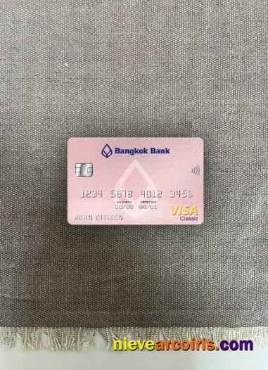 Thailand Bangkok Bank Visa Classic Card Photolook Front Preview