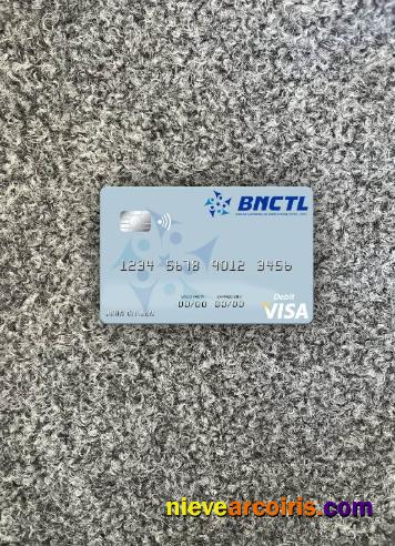 Timor Leste Banco Nacional De Comércio De Timor Leste Visa Debit Card Photolook Front Photolook