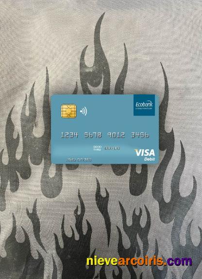 Togo Ecobank Visa Debit Card Photolook Front Photolook